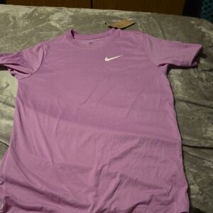 Nike Lavender Tee with White Swoosh